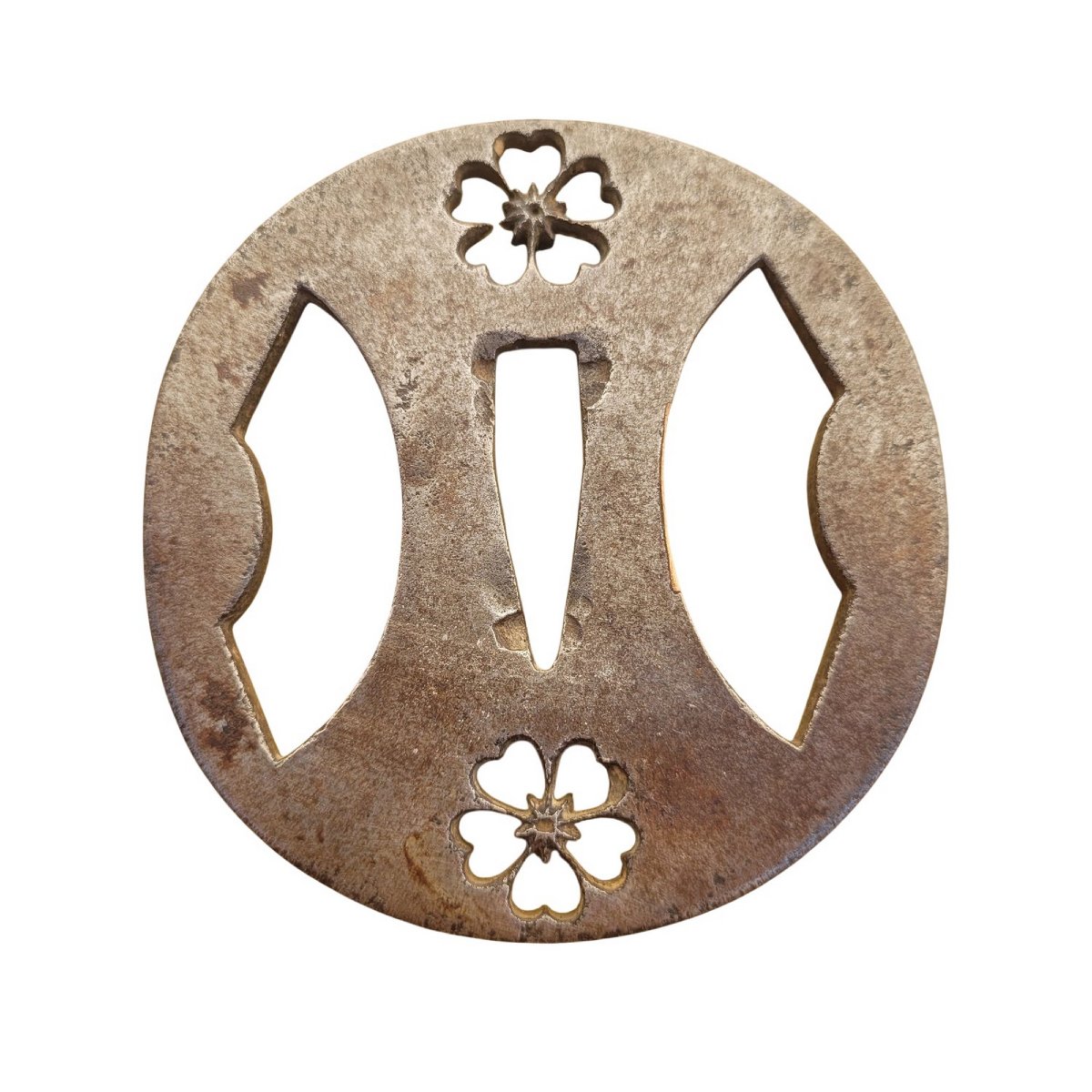 Tsuba Maru-gata en fer, époque Edo (1603-1868)