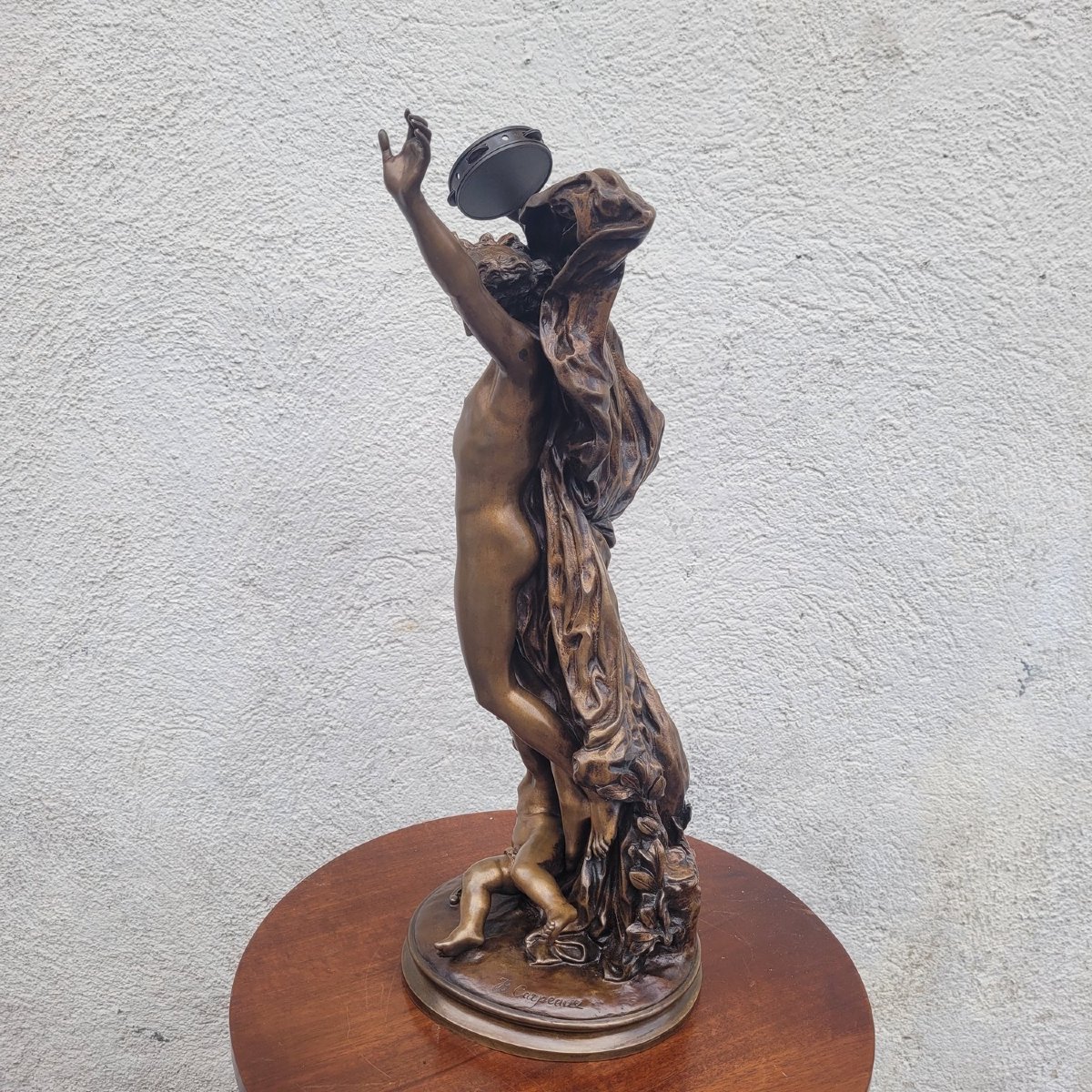 Jb Carpeaux, *the Spirit Of Dance*, H53 Cm, Bronze, 19th Century-photo-3