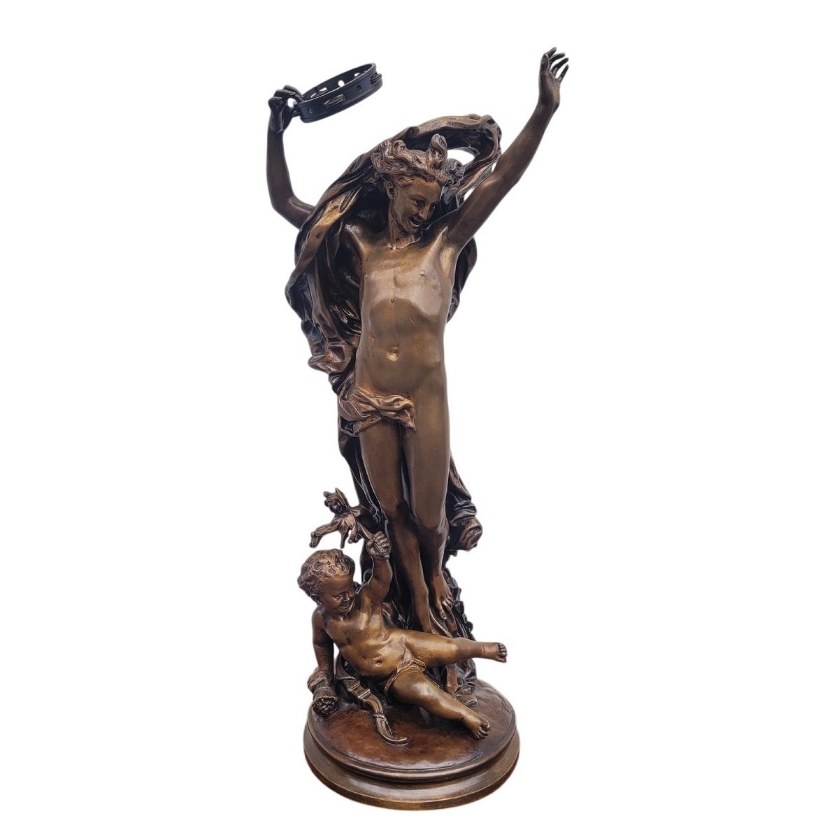 Jb Carpeaux, *the Spirit Of Dance*, H53 Cm, Bronze, 19th Century
