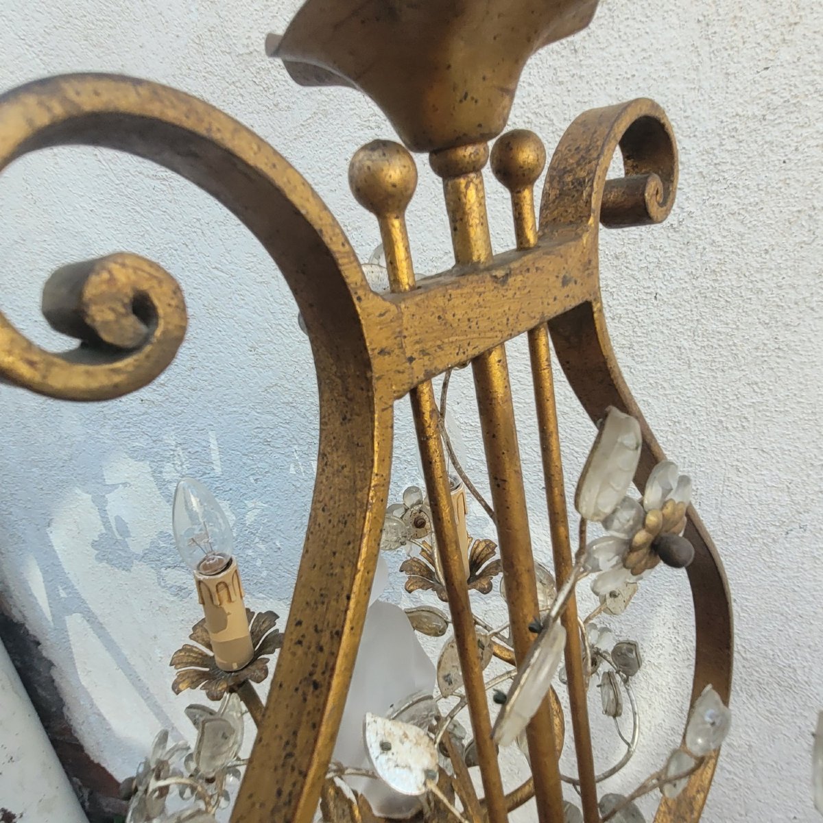 Maison Banci, Lustre aux "chinois", Italie XXème siècle-photo-6