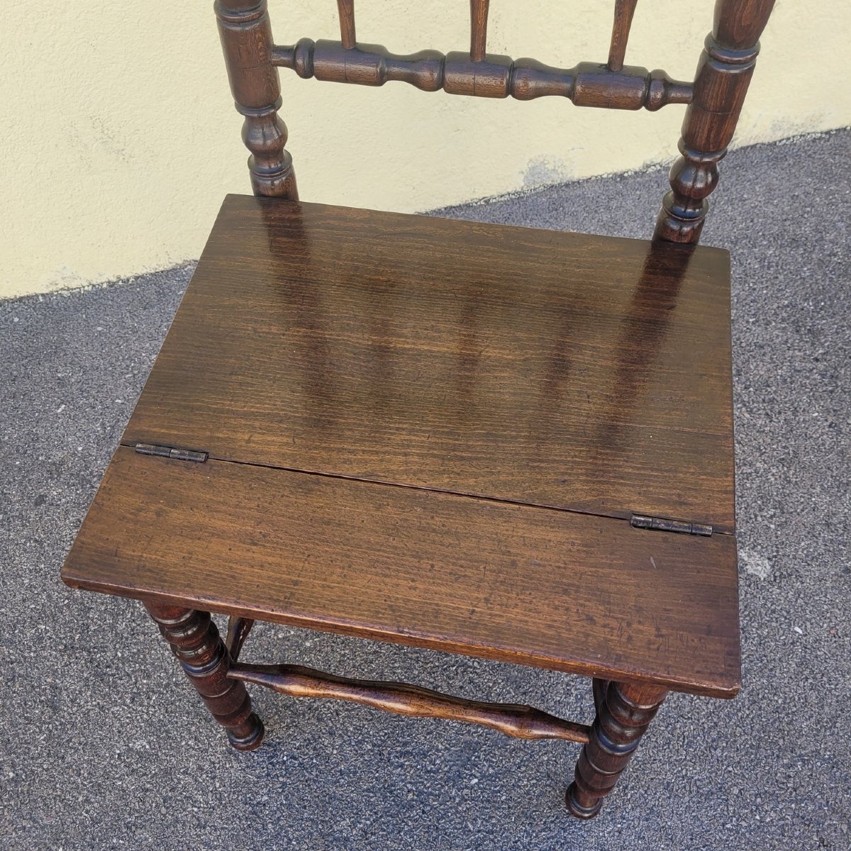Convertible Library Step Stool, 19th Century-photo-3