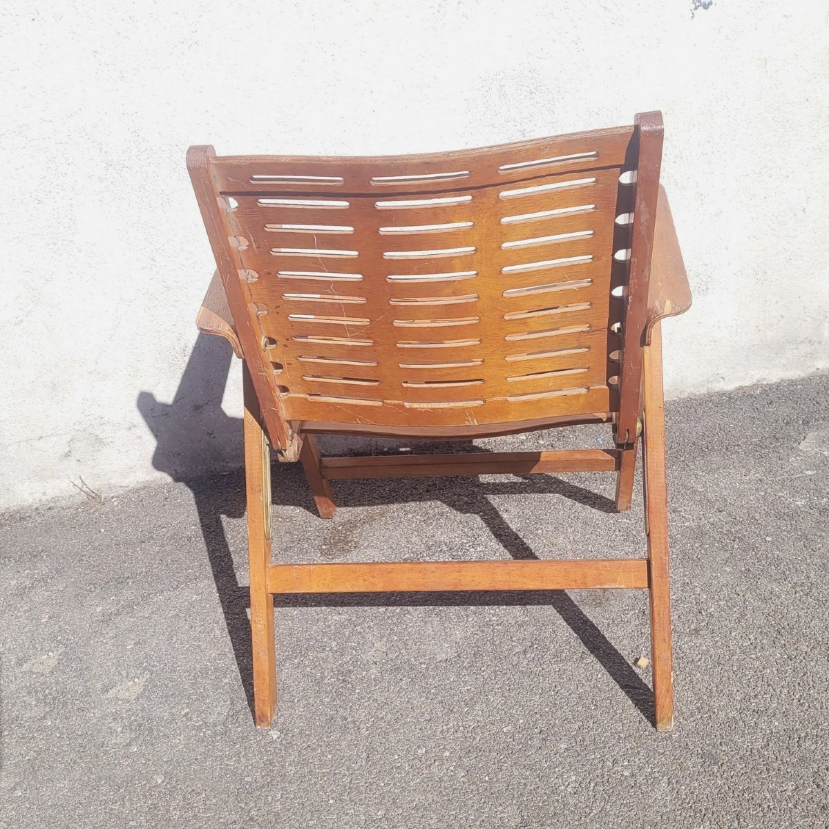  Niko Kralj, Série de 8 fauteuils pliants « Rex », années 1950/1970-photo-3