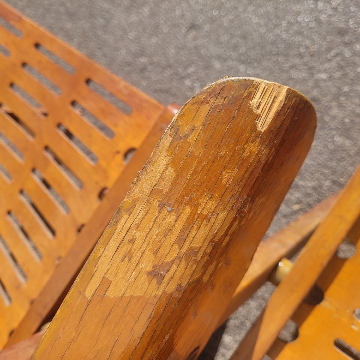  Niko Kralj, Série de 8 fauteuils pliants « Rex », années 1950/1970-photo-3