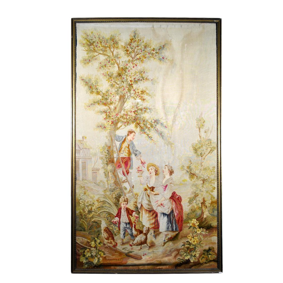 Tapisserie Aubusson Fin XIXème