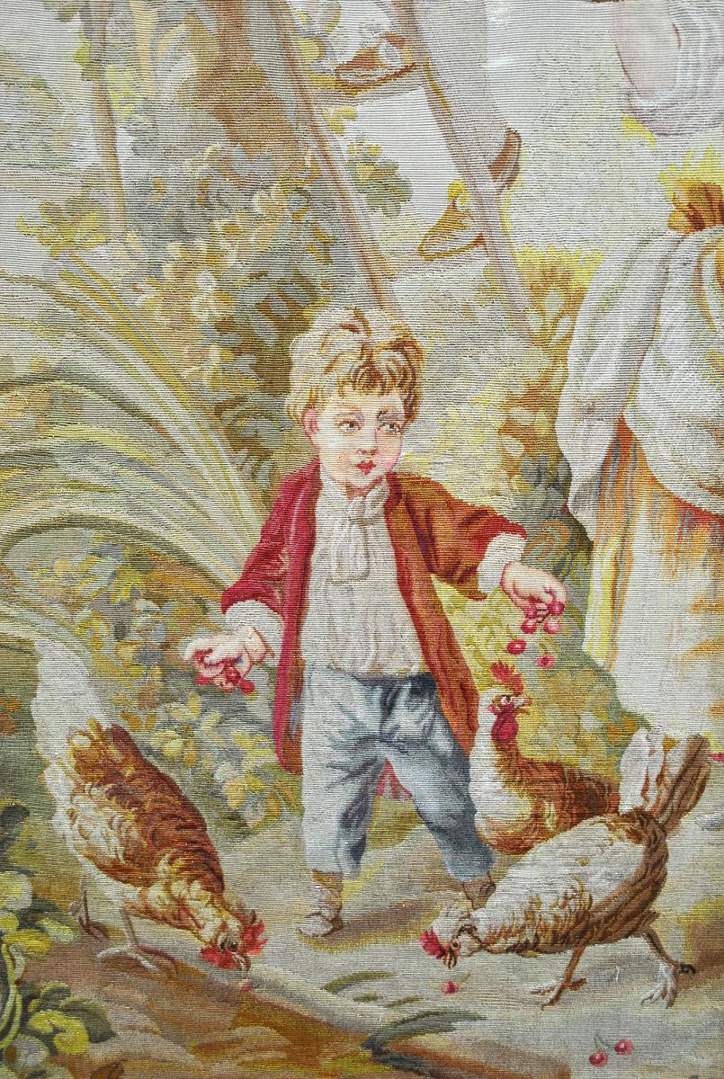 Aubusson Tapestry Late Nineteenth-photo-3