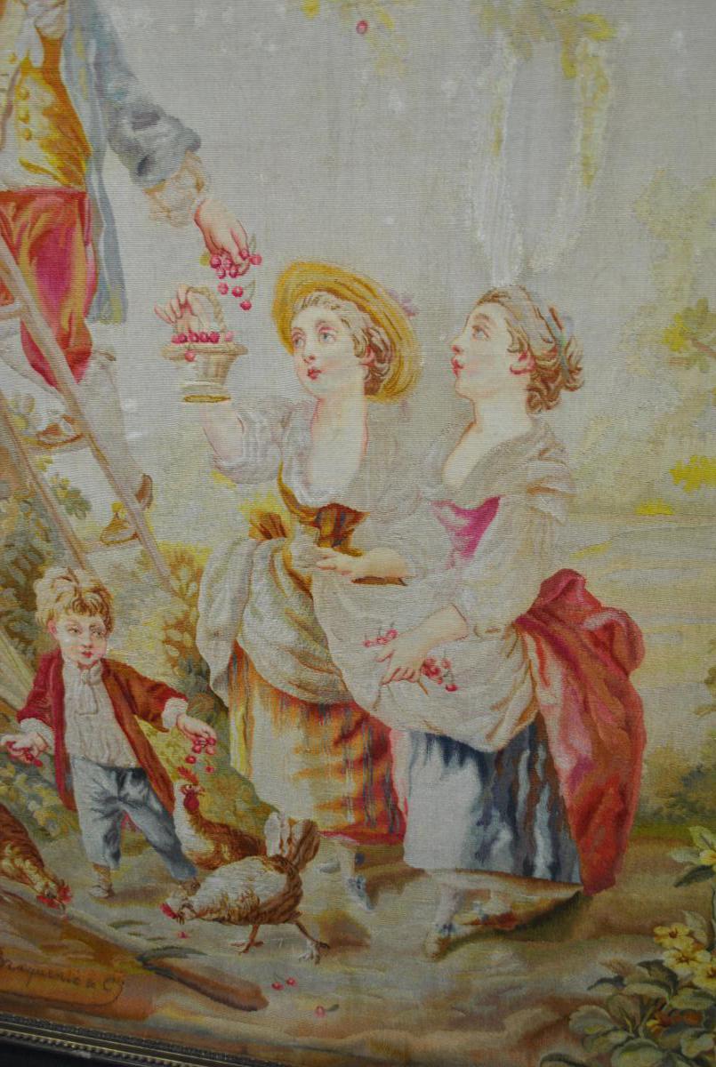 Aubusson Tapestry Late Nineteenth-photo-2