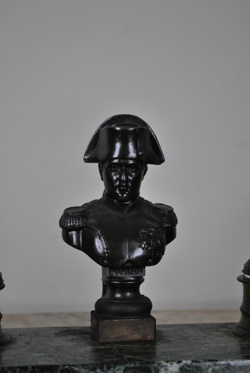 Encrier Napoléon en marbre, XIXème-photo-2