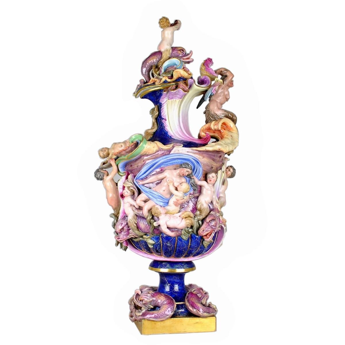 *special Offer *great Porcelain Ewer, Germany? 19th  Century