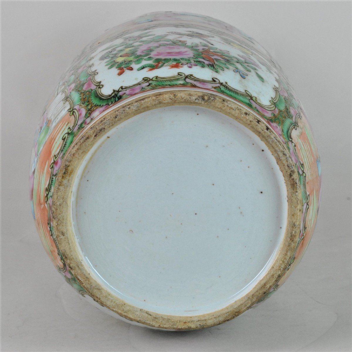 Canton Porcelain Vase, Late Nineteenth Early Twentieth Century-photo-6