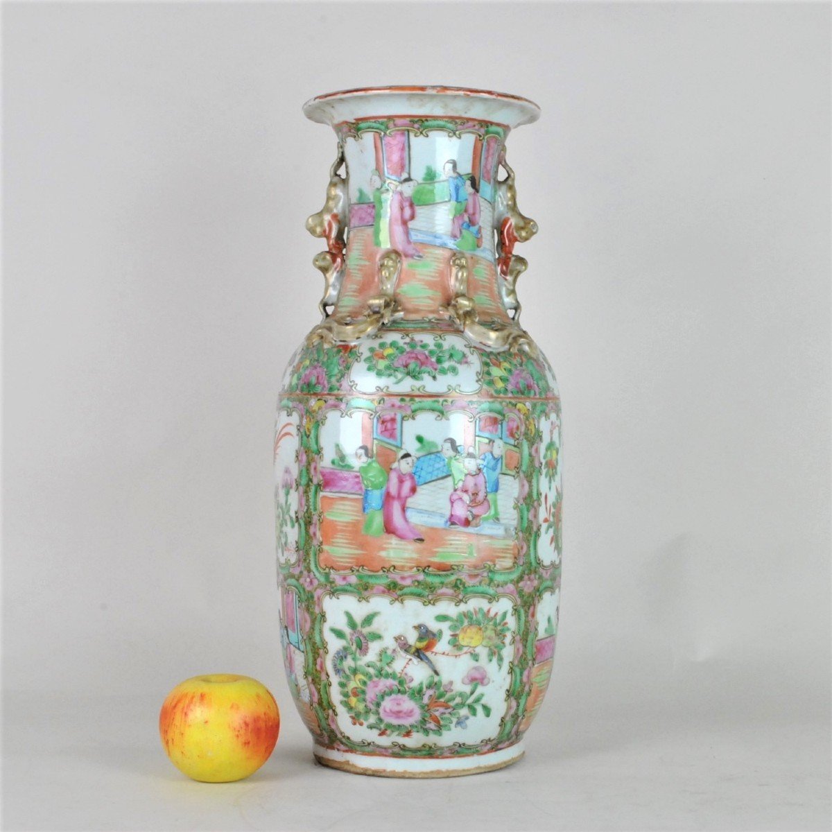 Canton Porcelain Vase, Late Nineteenth Early Twentieth Century