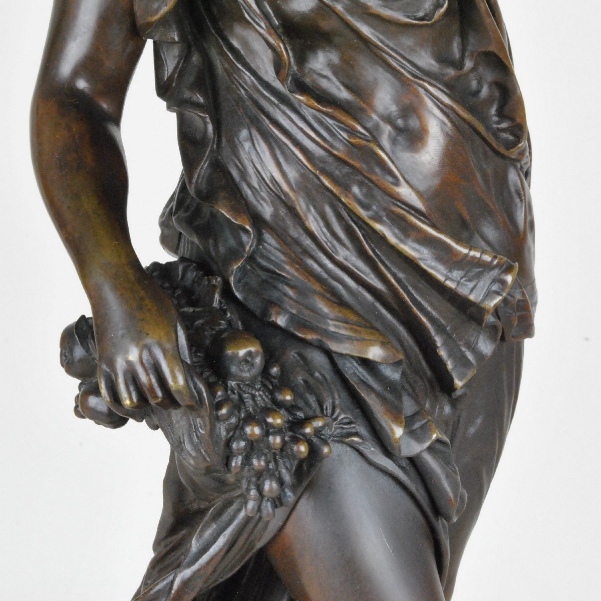 Math Moreau, Autumn, Signed Bronze, XIXth Century-photo-6