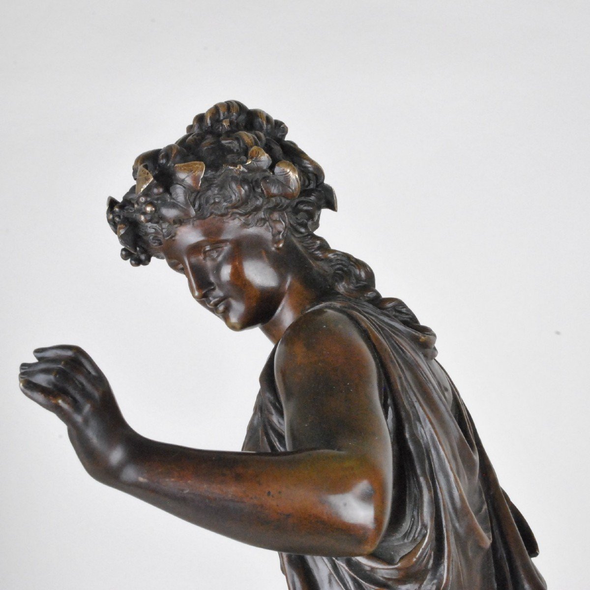 Math Moreau, Autumn, Signed Bronze, XIXth Century-photo-12