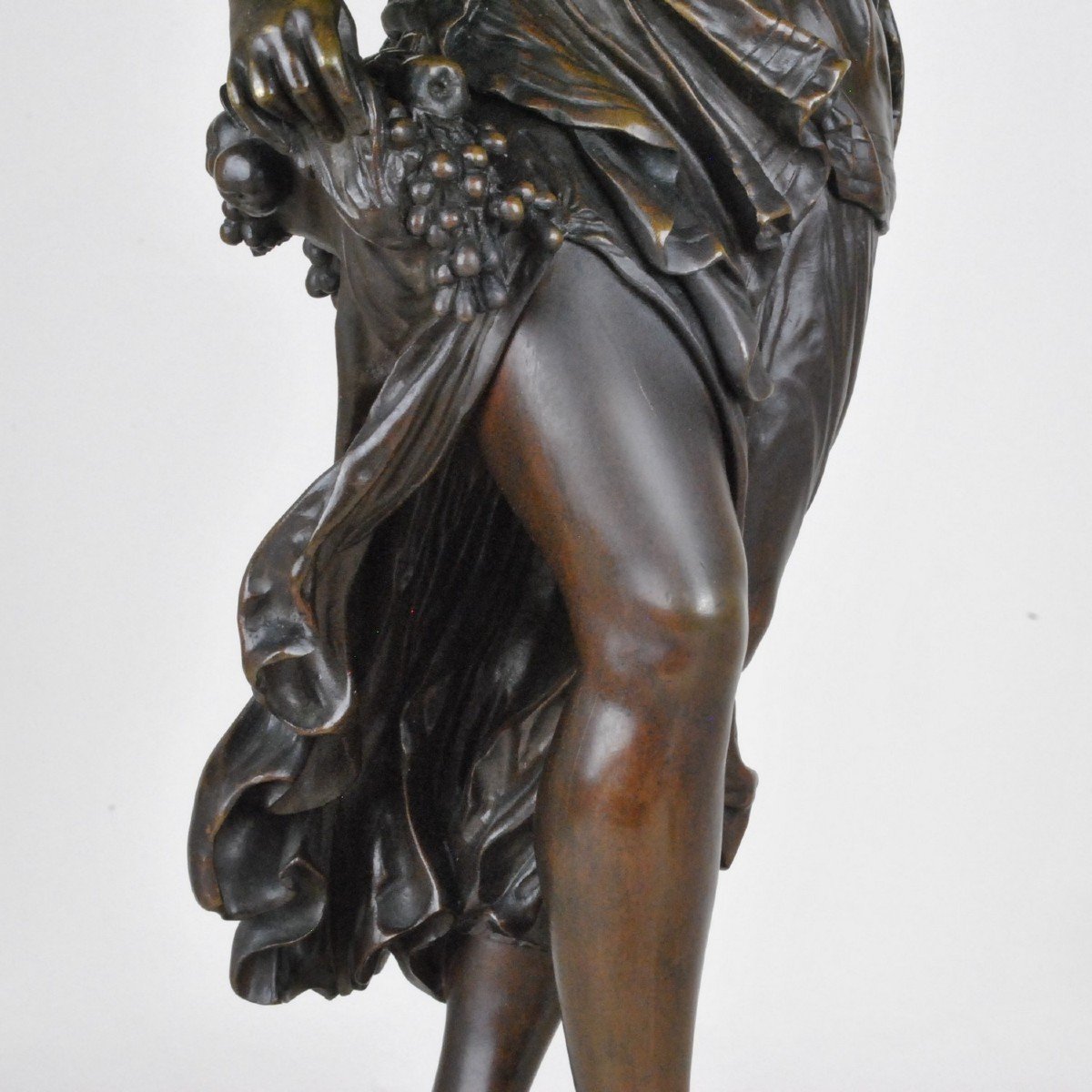 Math Moreau, Autumn, Signed Bronze, XIXth Century-photo-15