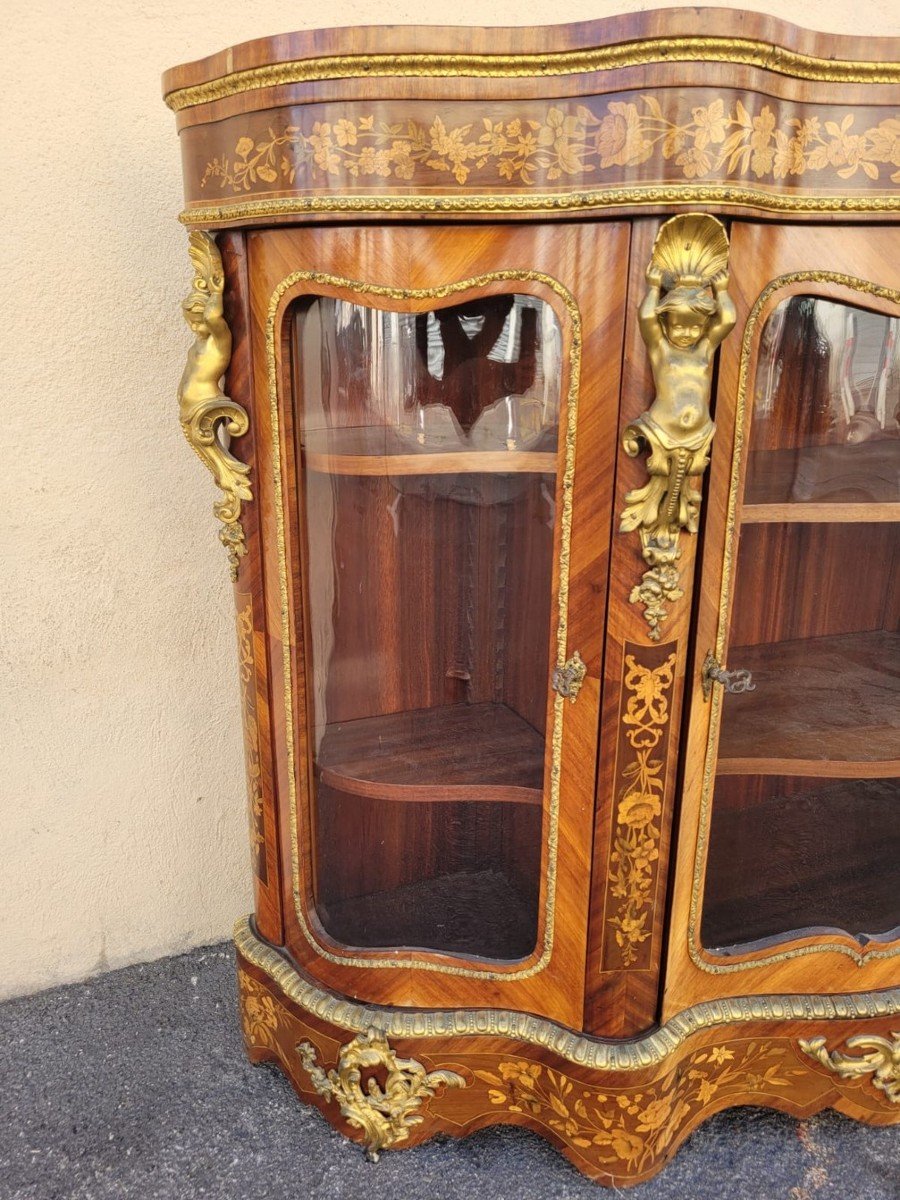 *Offre spéciale * Maison Pretot, Bahut à Hauteur d'Appui , Napoléon III, XIXème Siècle-photo-3