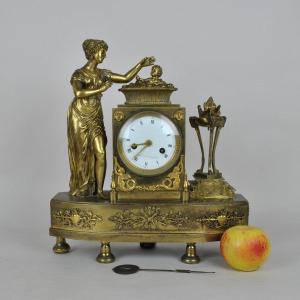 The Birth Of The King Of Rome, Bronze Clock, XIXth Century