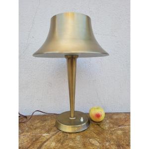 J Perzel, Brass Table Lamp, 20th Century