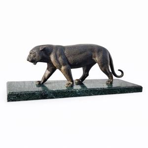 Bronze Panther, Art Deco, 20th Century