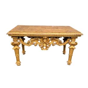 Large Center Table, L158cm, Piedmont, Louis XIV Period