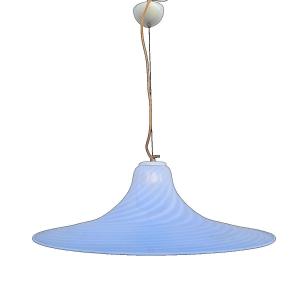 Spiral-shaped Murano Glass Pendant Light, 1970s Design
