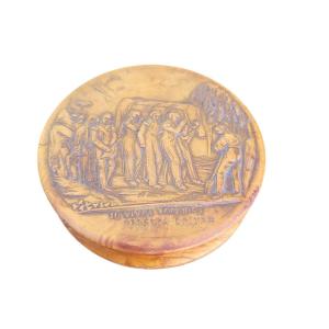 Rare boite séditieuse "Il vivra toujours" Napoléon Ier, XIXème siècle