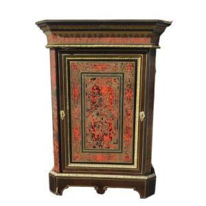 Meuble à hauteur d'appui Boulle, H128cm, Napoléon III, XIXème siècle