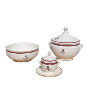 R Ginori / Gio Ponti, Art Deco Dinner Service, 20th Century