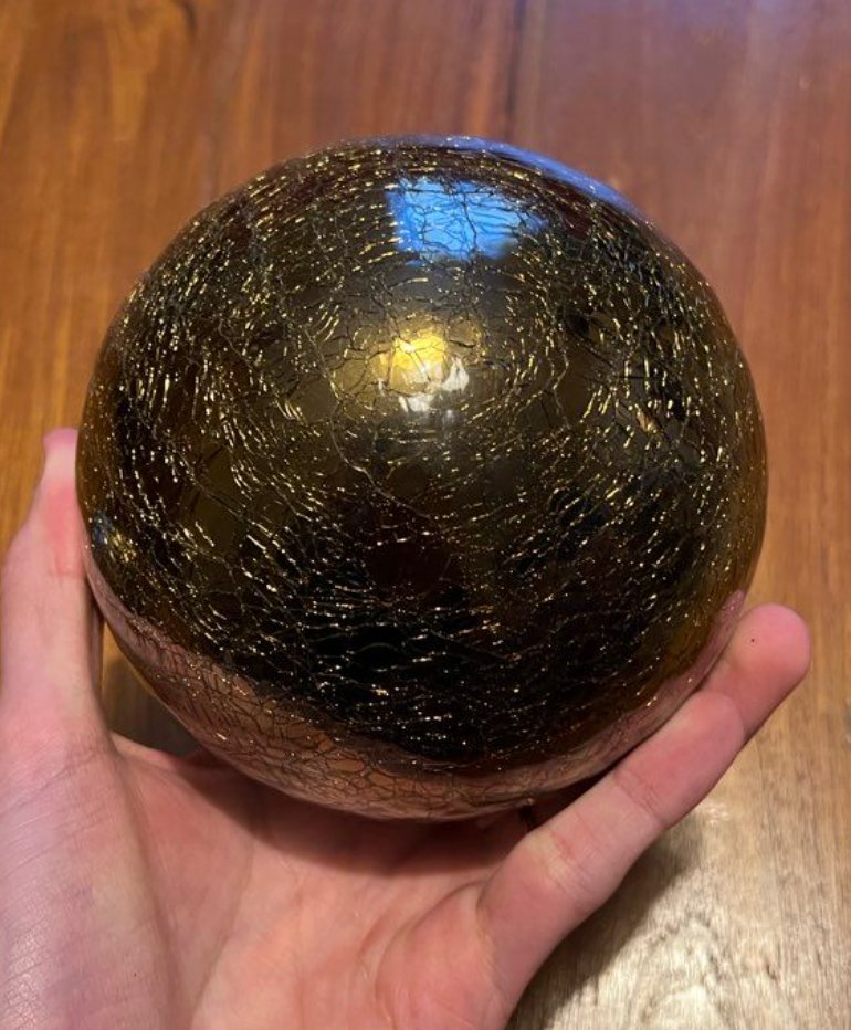 Set Of 2 Antique Christmas/forgiveness Baubles In Eglomisé Glass - 20th Century-photo-3