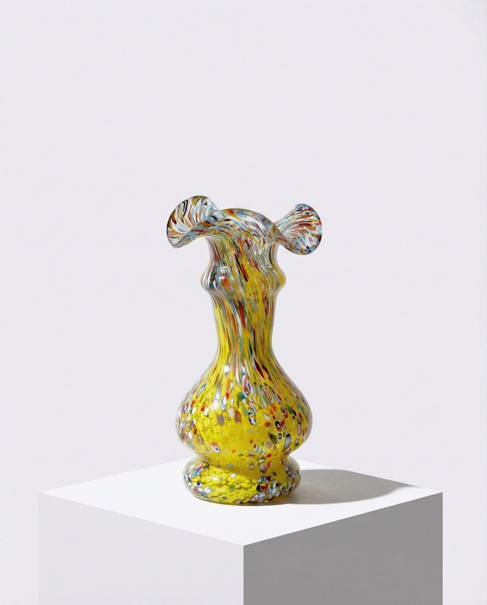 Murano Millefiori Vase – Mouth-blown – 20th Century