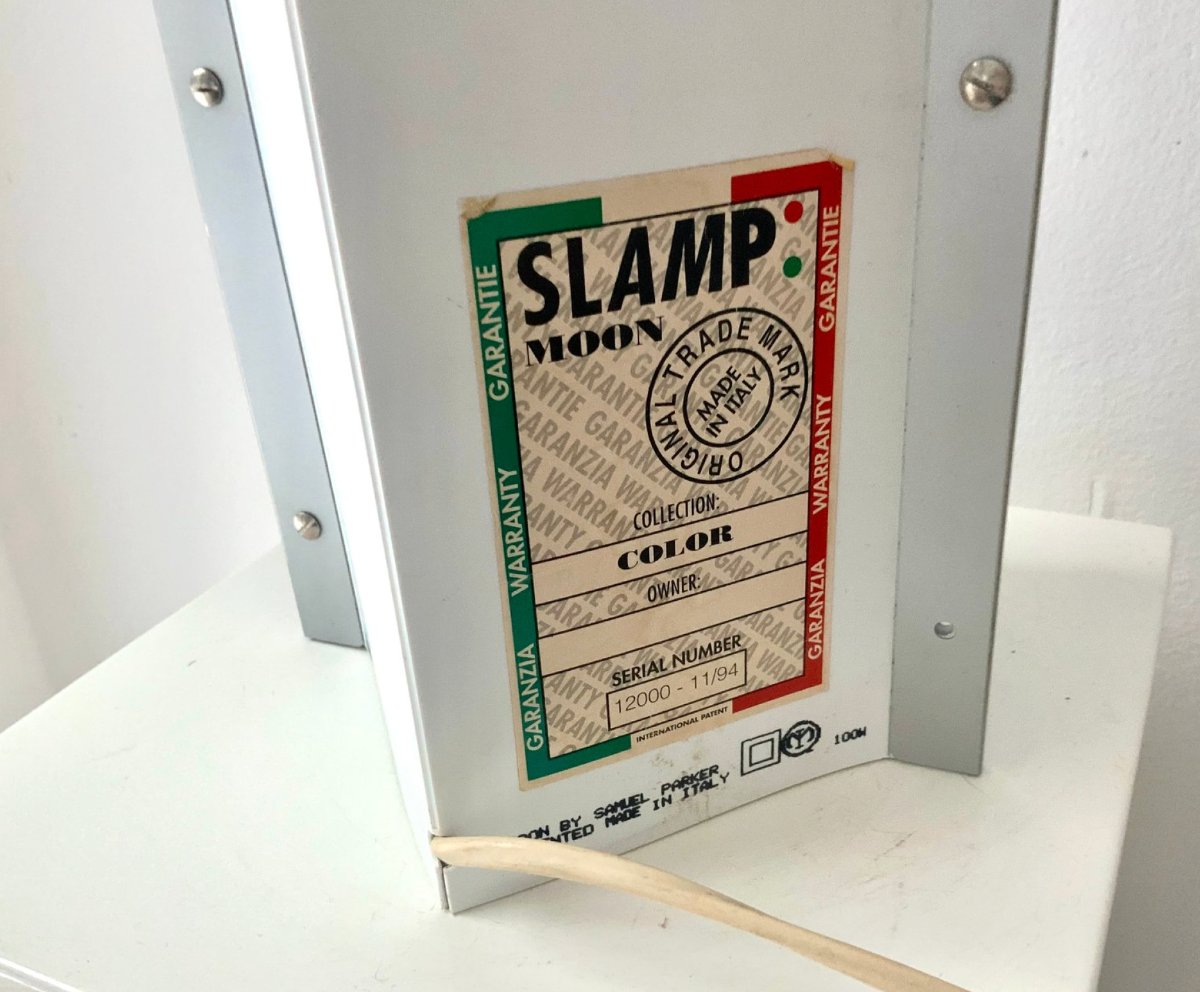 “moon” Lamp By Samuel Parker For Slamp, 1994 – Italian Postmodern Design-photo-5