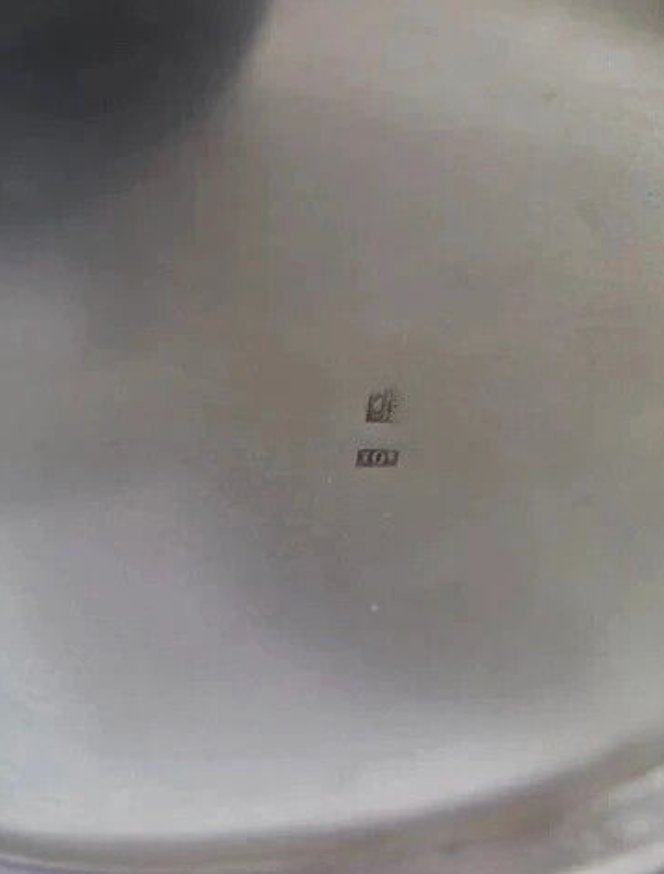 Rafra&icirc;chissoir &agrave; vin / verri&egrave;re style Louis XVI en m&eacute;tal argent&eacute; - fin XIXe -photo-1