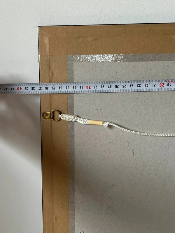 Tableau encadré portrait aux pastels – Art psychédélique contemporain – Œuvre originale -photo-3