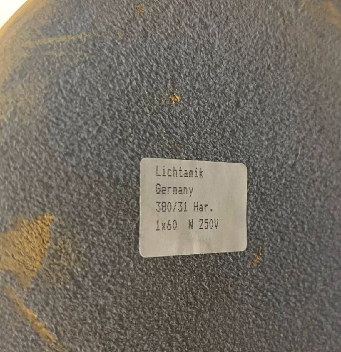 Lampe de table en céramique Lichtamik - postmoderne années 80 – Allemagne-photo-1