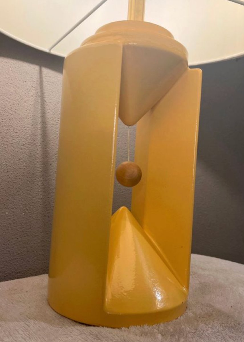 Lampe de table en céramique Lichtamik - postmoderne années 80 – Allemagne-photo-4