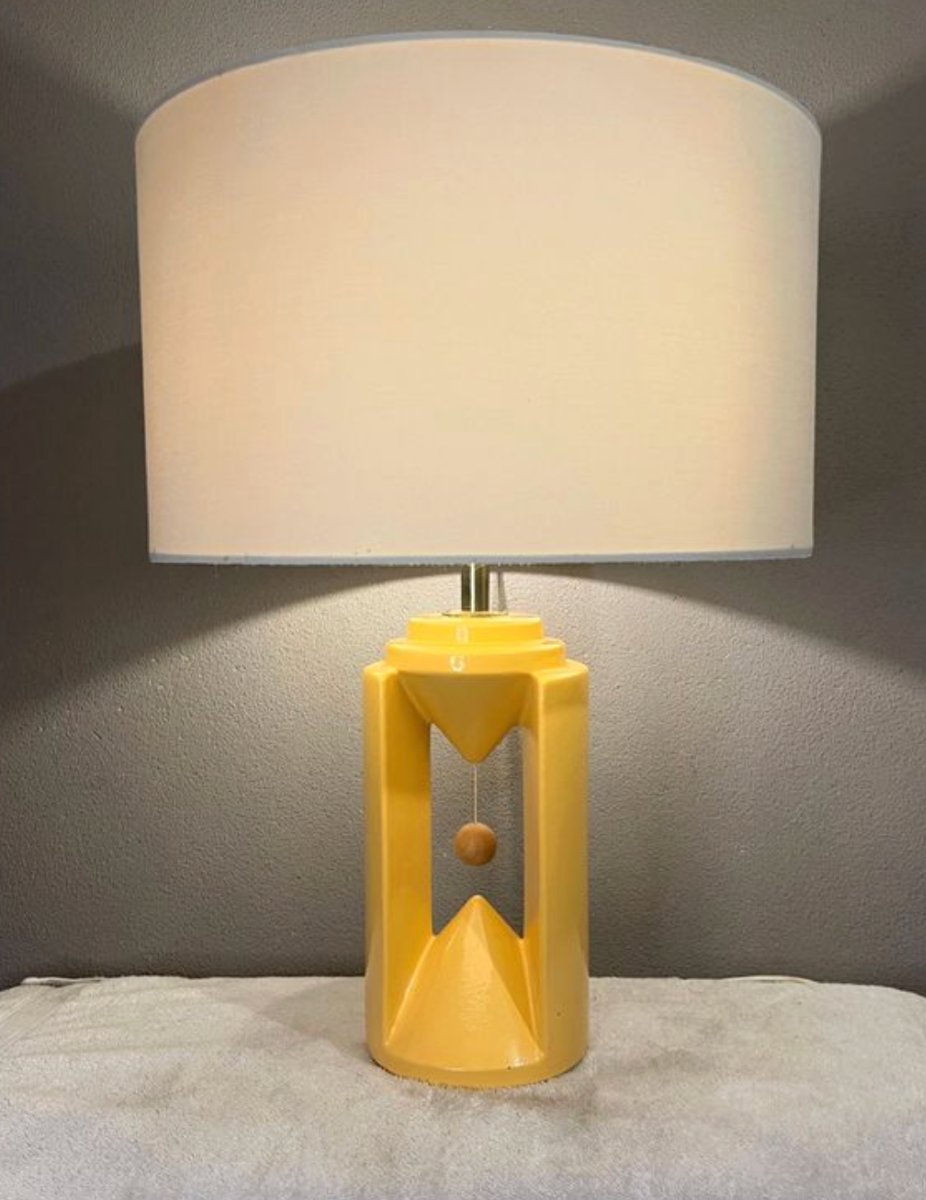 Lampe de table en céramique Lichtamik - postmoderne années 80 – Allemagne-photo-8