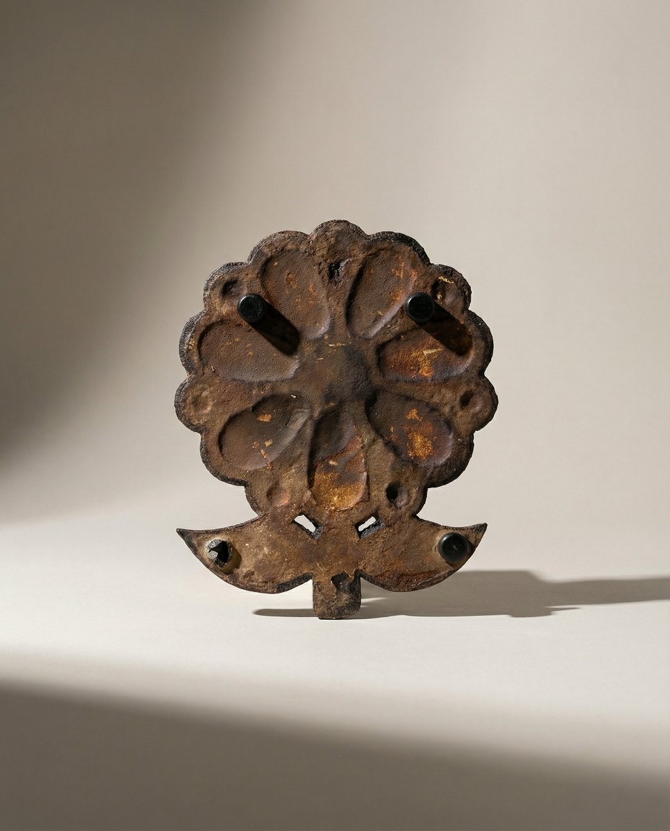 Dessous de plat en Talosel et métal attribué à Line Vautrin, vers 1950–1960-photo-2