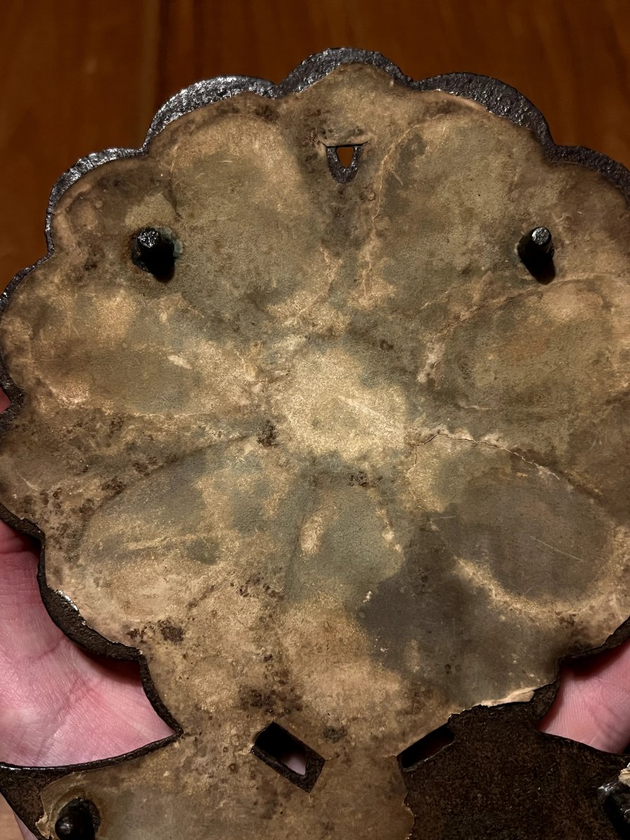 Talosel And Metal Trivet Attributed To Line Vautrin, Circa 1950–1960-photo-3