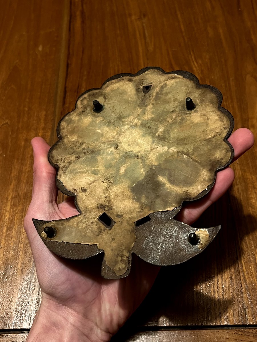 Talosel And Metal Trivet Attributed To Line Vautrin, Circa 1950–1960-photo-6