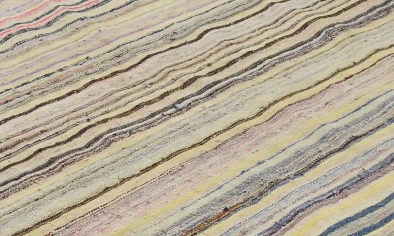 Tapis Kilim Anatolian Usak – Tapis fait main oriental - 285x180 cm - XXème-photo-1