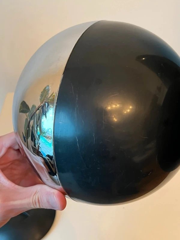 Vintage Chrome Quist Ice Bucket, Space Age Style - 1970s-photo-6