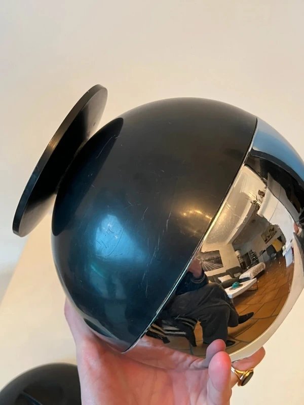 Vintage Chrome Quist Ice Bucket, Space Age Style - 1970s-photo-8