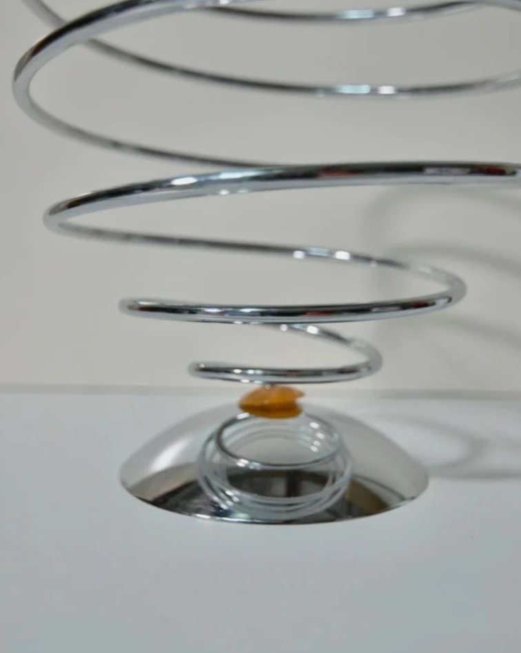 Vintage Spiral Fruit Bowl “flashdue Italy” - 1980s - Italian Design-photo-4