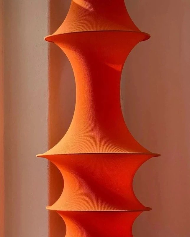 Milano Falkland Orange Lamp By Bruno Munari For Danese - 1970s -photo-1
