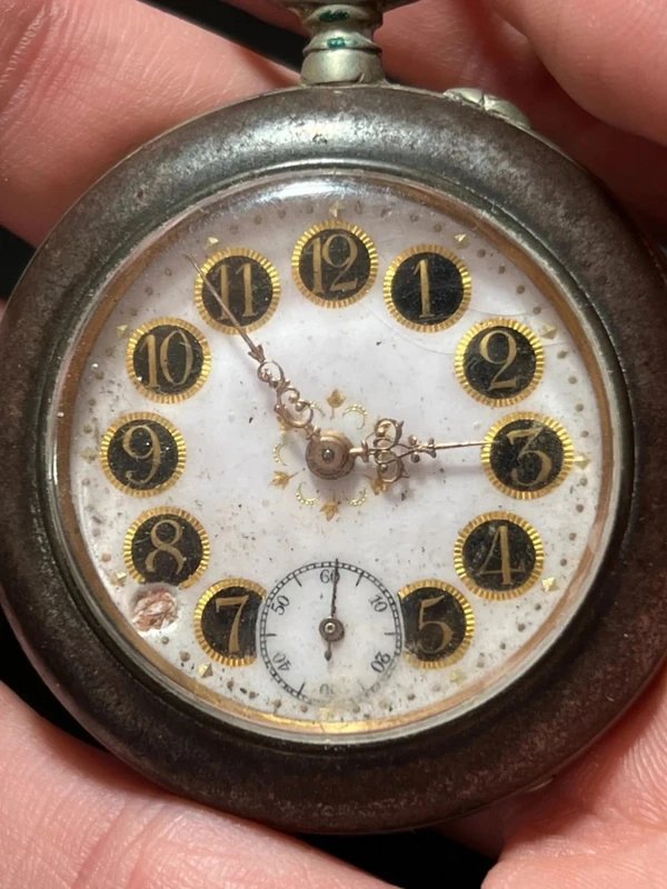 Antique Pocket Watch – Small Seconds At 6 O'clock – Early 20th Century-photo-6