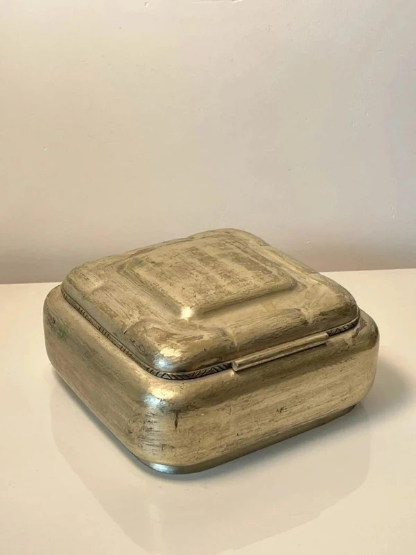 Handarbeit Metal Box – Vintage German Handcrafted, 20th Century
