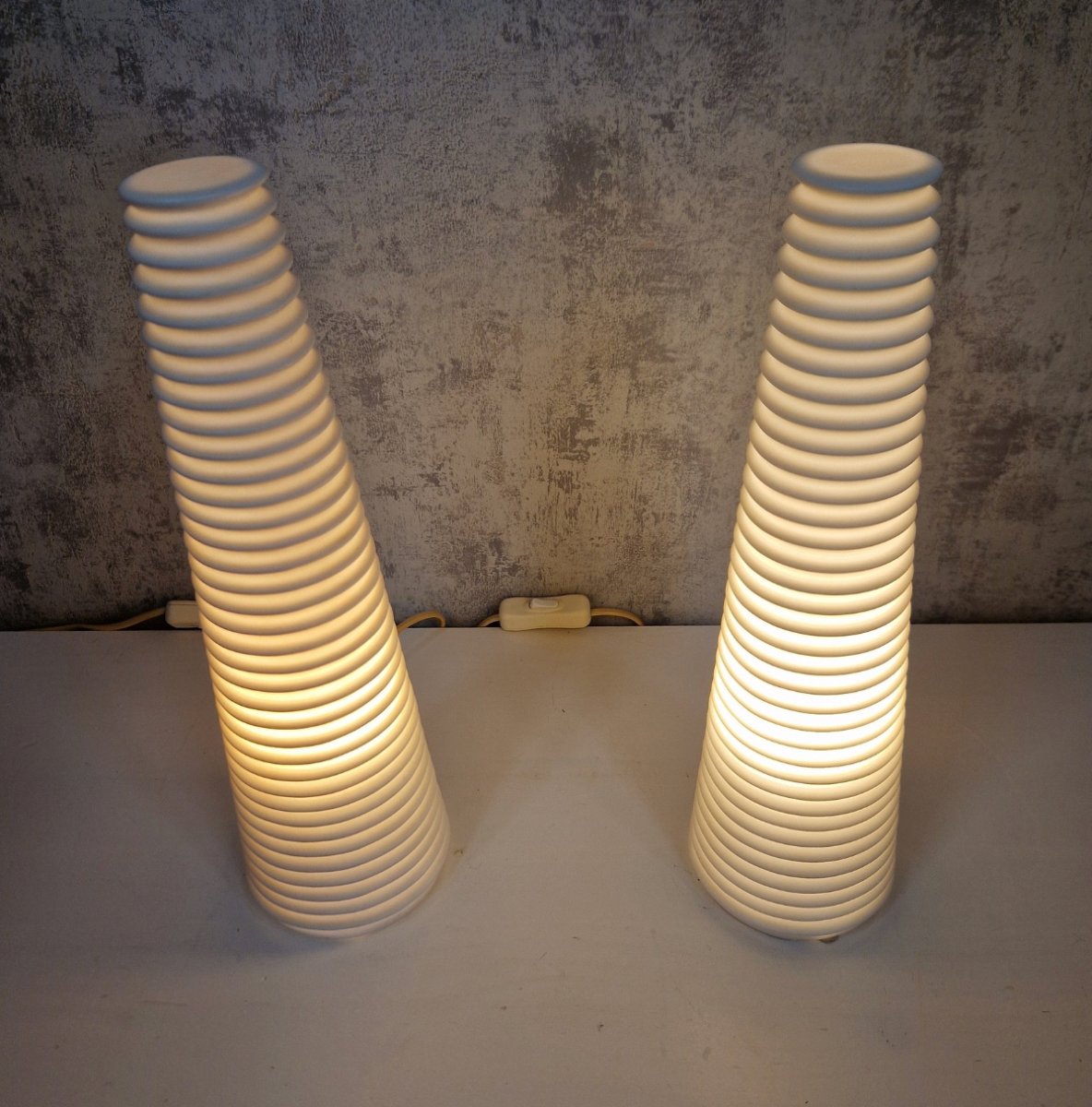 Set Of 2 Vintage Ikea Lamps – Bista Model – Scandinavian Design-photo-3
