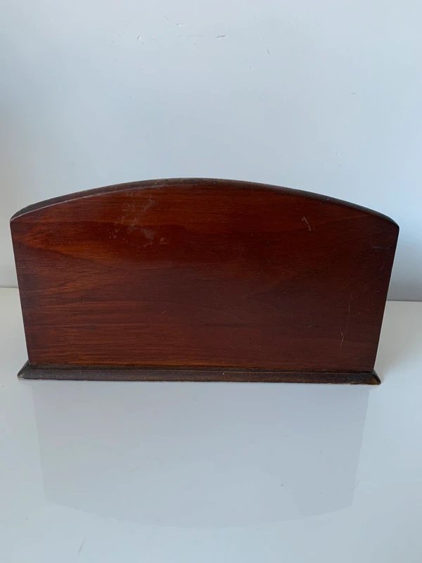 Wooden Letter Tray - 4 Compartments 20th Century-photo-2