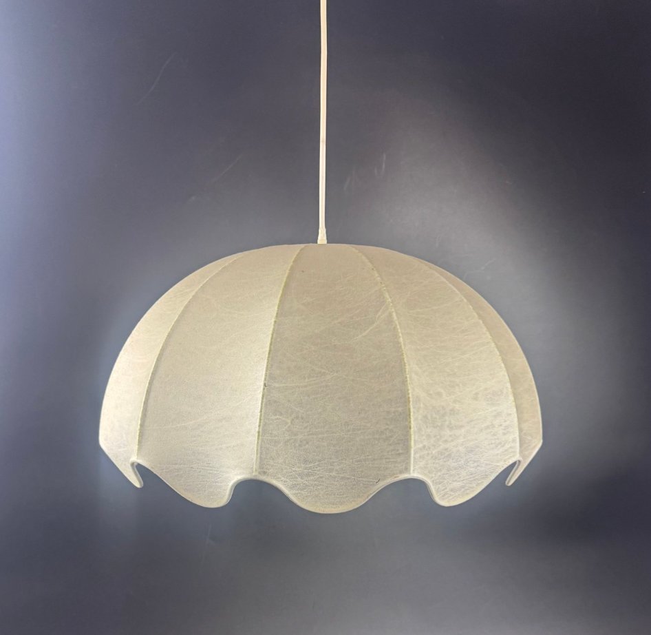 Suspension Cocoon Goldkant Leuchten - Friedel Wauer – Design organique allemand, vers 1960-1970-photo-4