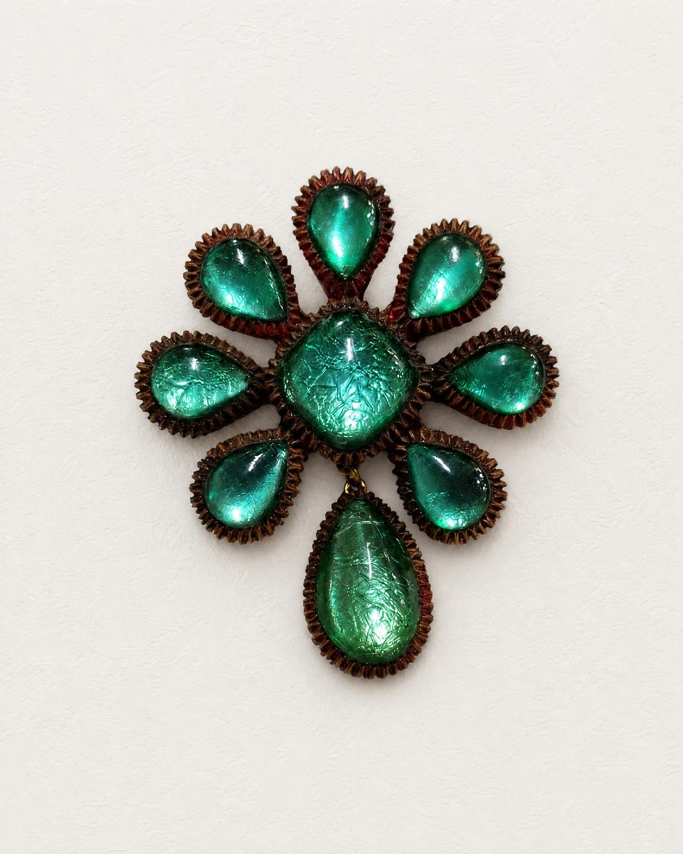 Antique Talosel Brooch By Monique Védié / (student Of Line Vautrin) - 1960s