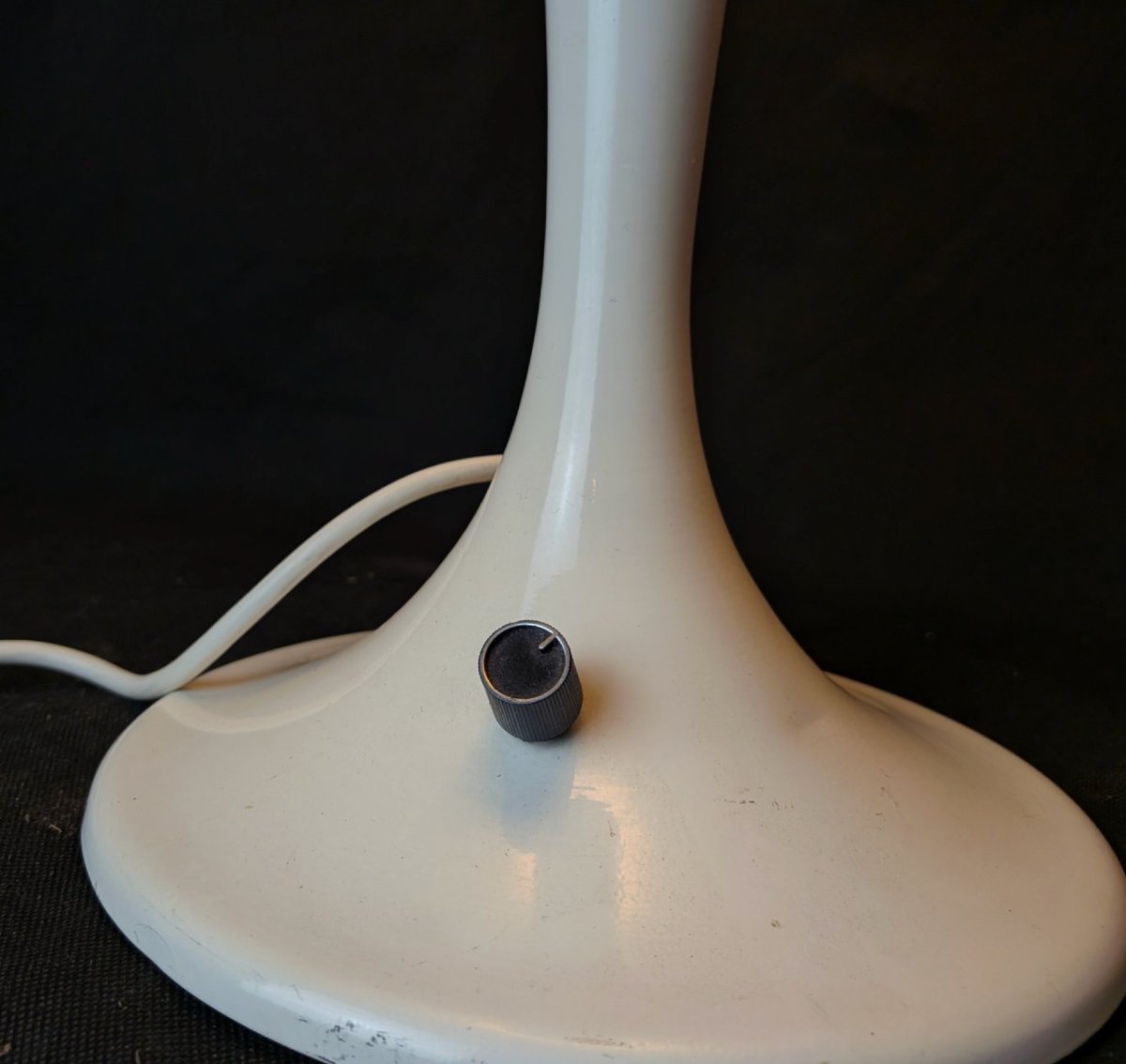 Arlus Table Lamp Modernist Lighting Circa 1960, Large Shade ø57 Cm-photo-4