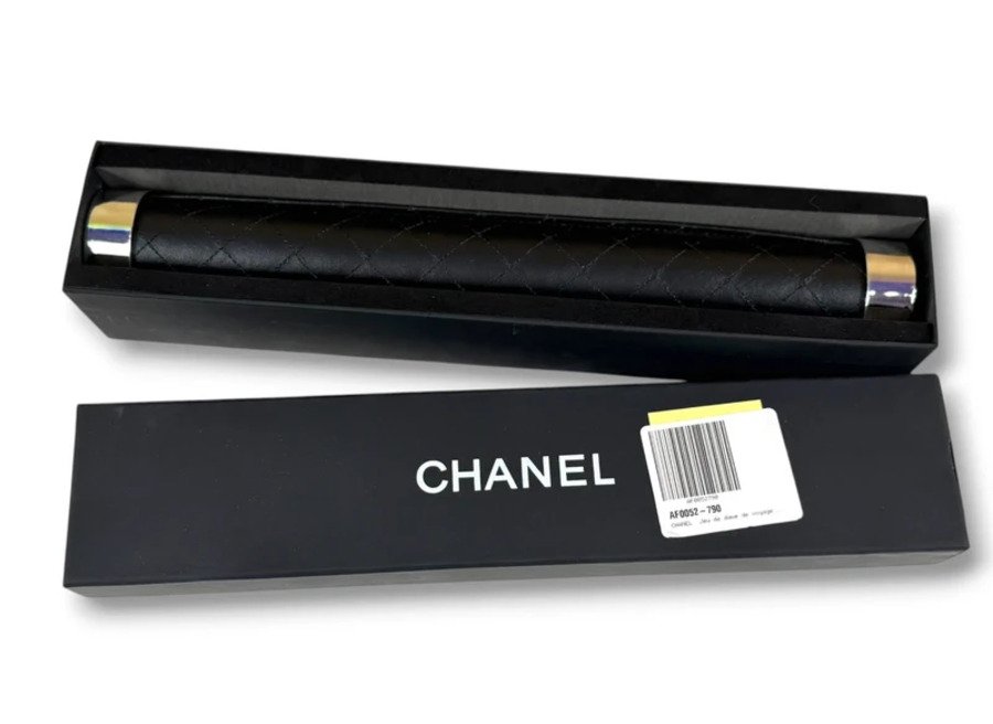 Jeu de dames de voyage Chanel édition limitée, objet de collection, années 2010-photo-6